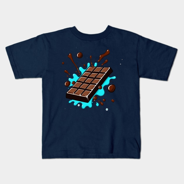 Chocolate Kids T-Shirt by Abiya Design Hive